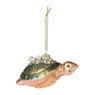 Kersthanger schildpad - glas - 4x9.4x9 cm