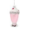 Kersthanger sorbet - glas - 13.1x6.1x6 cm