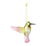 Kersthanger vogel - glas - 7x9.7x6.5 cm