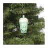 Kersthanger bubble tea - glas - ø5x9.5 cm