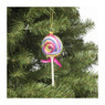 Kersthanger lolly - glas - 19.9x8.2x3.8 cm