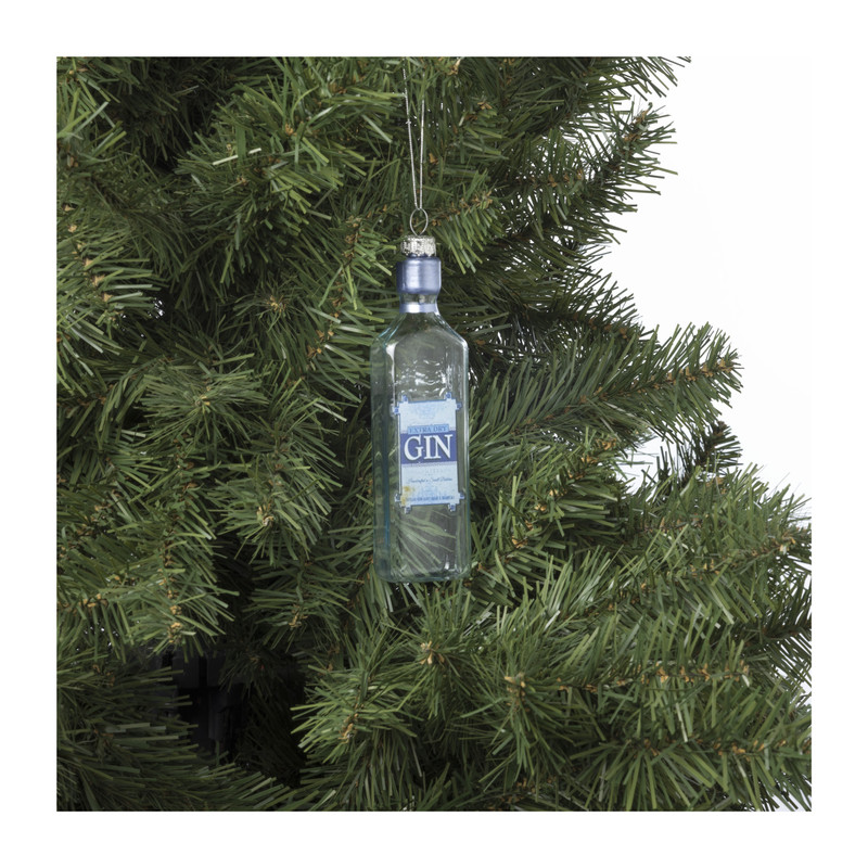 Kersthanger gin - glas - 14.2x3.7x2.8 cm