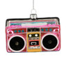 Kersthanger radio - multikleur - 8x11x3 cm