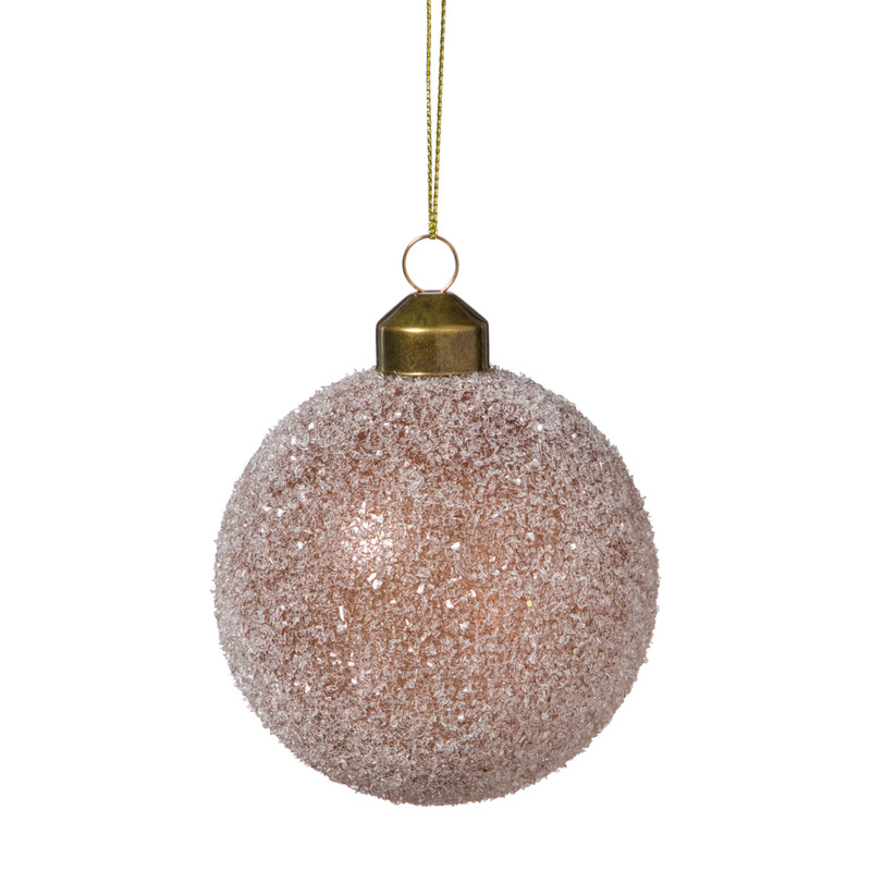 Kerstbal frozen - bruin