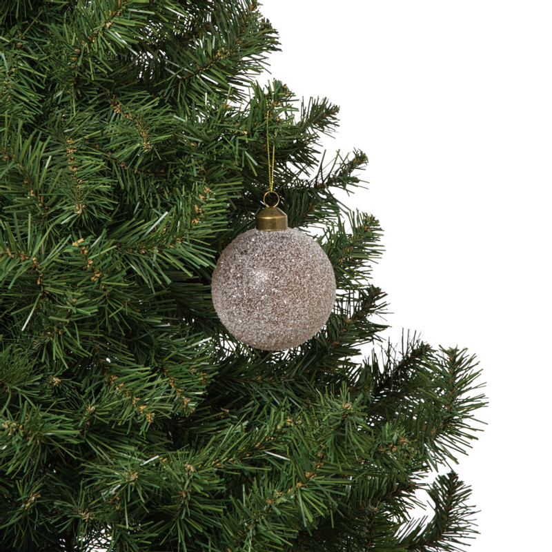 Kerstbal frozen - bruin