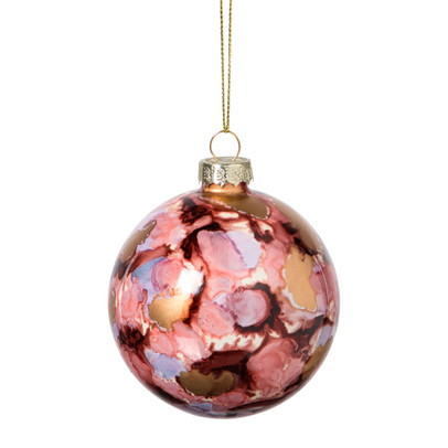 Kerstbal bleeding - bruin