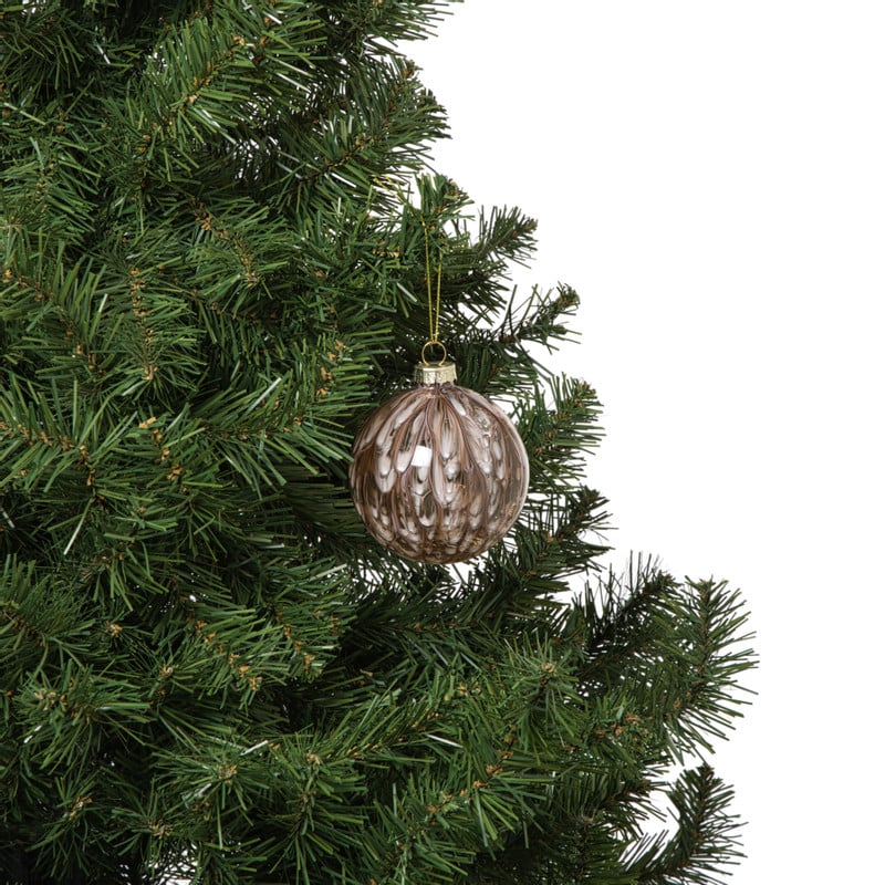 Kerstbal bleeding - bruin