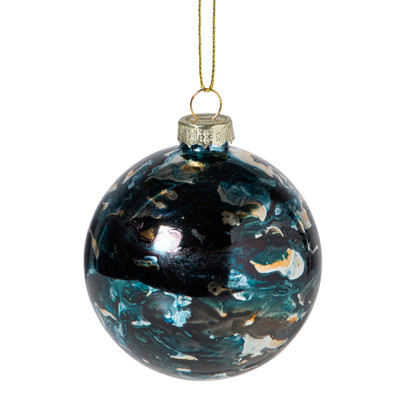 Kerstbal bleeding - blauw