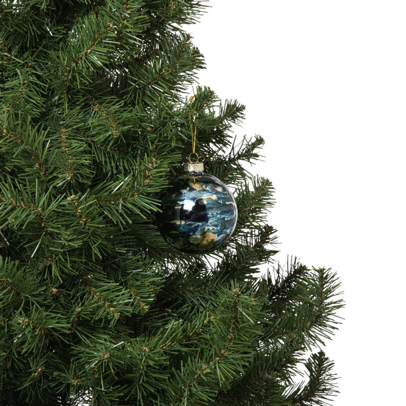 Kerstbal bleeding - blauw