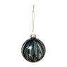 Kerstbal glossy - blauw