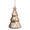 Kersthanger kerstboom - goudkleurig - ø7x12 cm