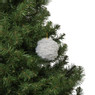 Kerstbal fluffy - grijs