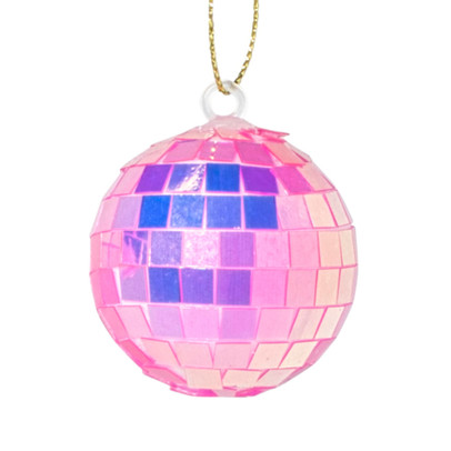 Discobal roze - set van 6 - ø4 cm