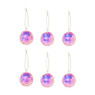 Discobal roze - set van 6 - ø4 cm