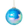 Kerstbal discobal - blauw