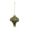 Kersthanger broccoli - groen - 8.5x6.5x6 cm