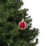 Kersthanger granaatappel - rood - ø7x8.5 cm