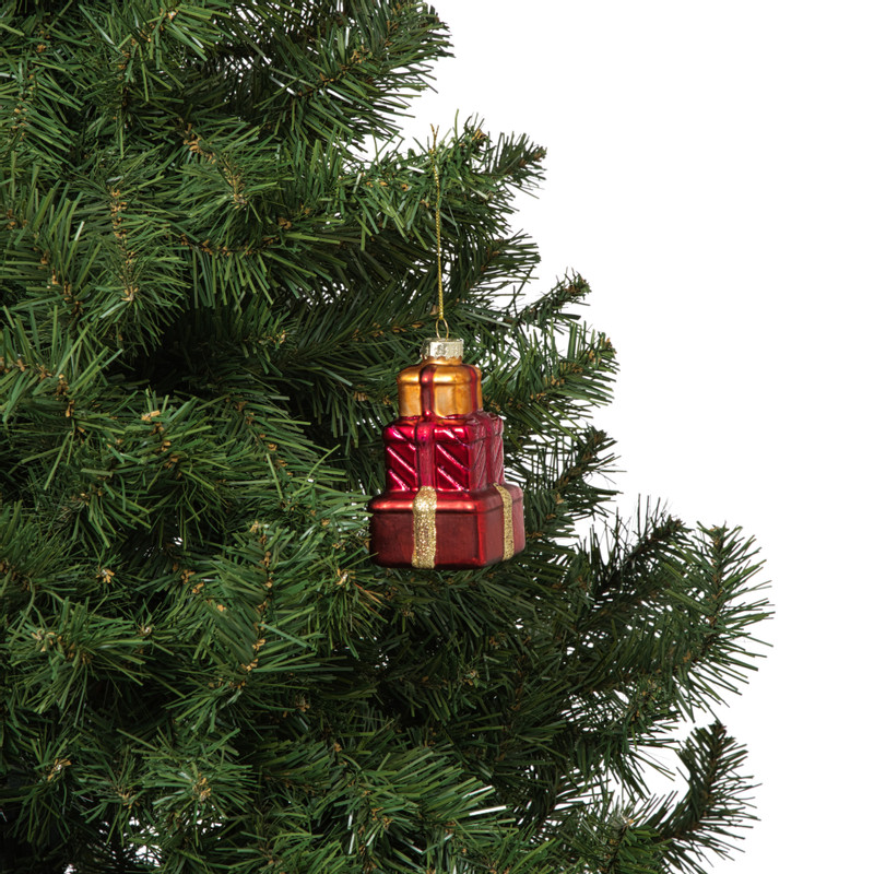 Kersthanger cadeautjes - diverse varianten - 9.8x5.5x5 cm