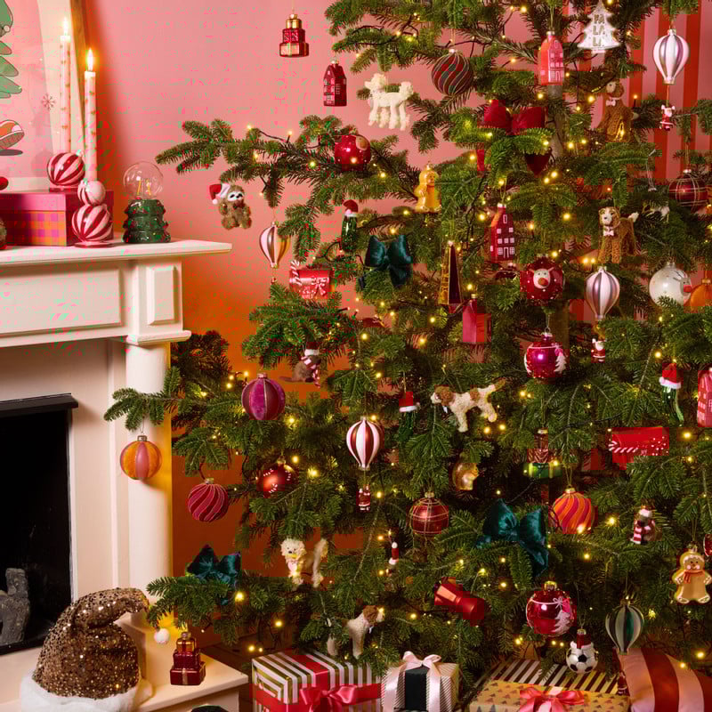 Kersthanger cadeautjes - diverse varianten - 9.8x5.5x5 cm