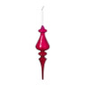 Kersthanger druppel - paars - ø6x23 cm