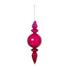 Kersthanger bolling - paars - ø7x22 cm