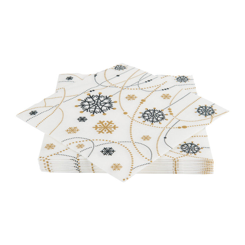 Duni servetten - 40 cm - snow white