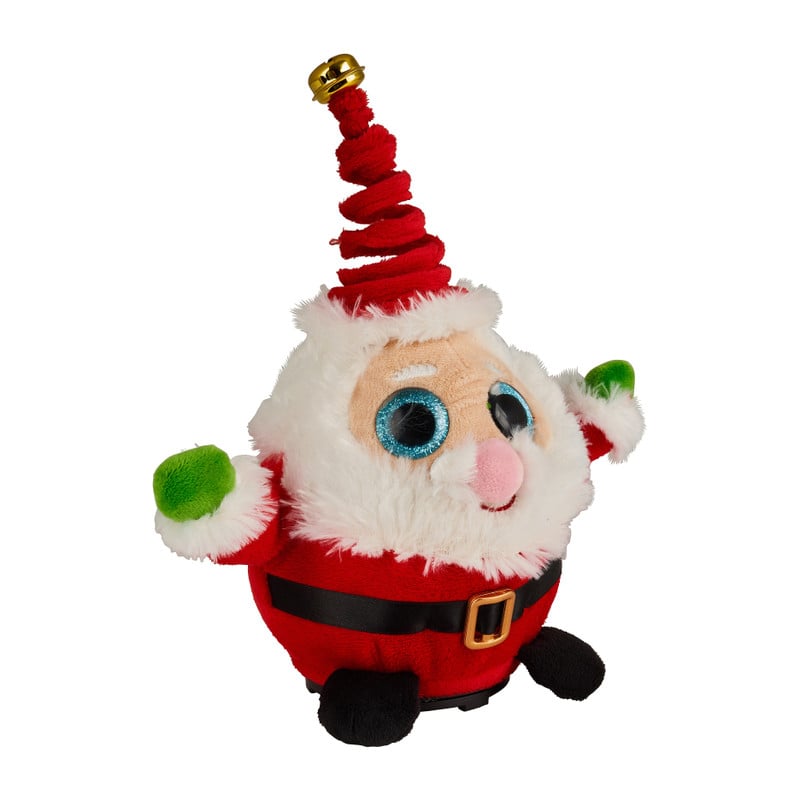 Knuffel kerstman met muziek