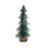 Kerstboom L met sneeuw - donkergroen - 30 cm