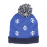 Muts rudolph met lichtjes - blauw