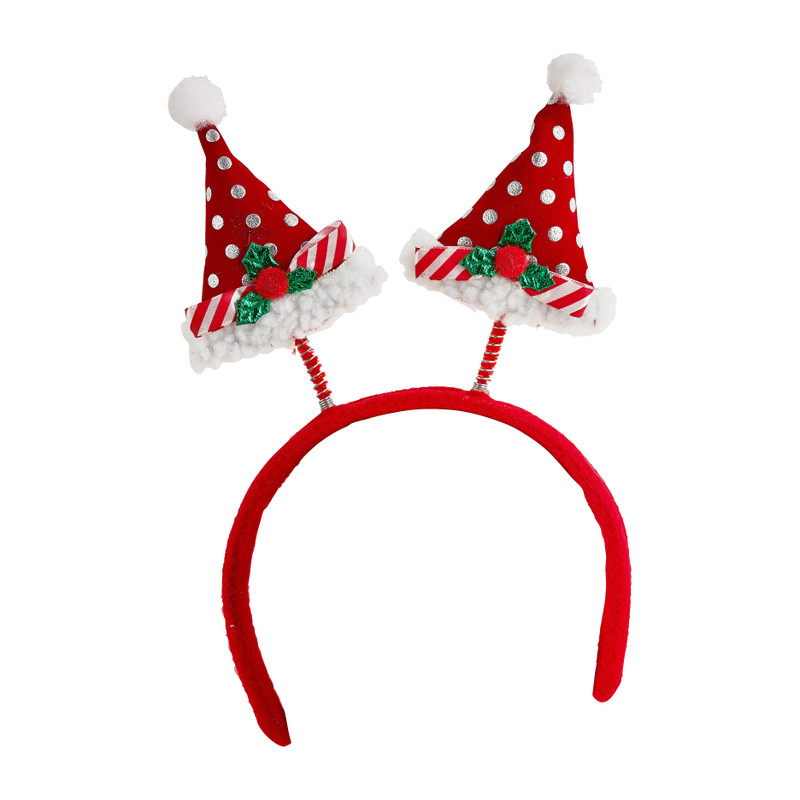 Tiara met kerstmutsjes