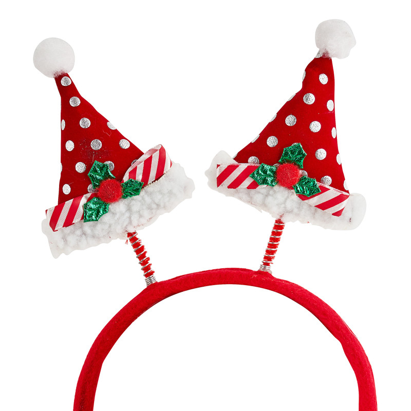 Tiara met kerstmutsjes