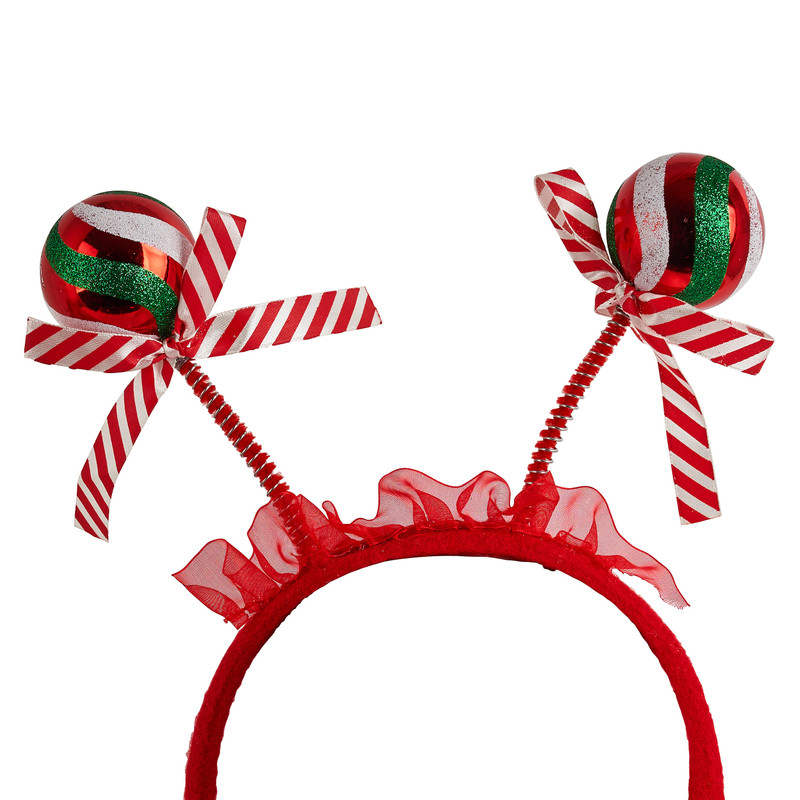 Tiara met kerstballen