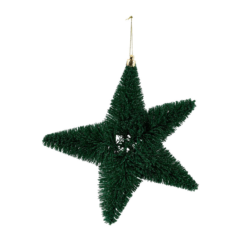 Kerstster - groen - 20 cm 