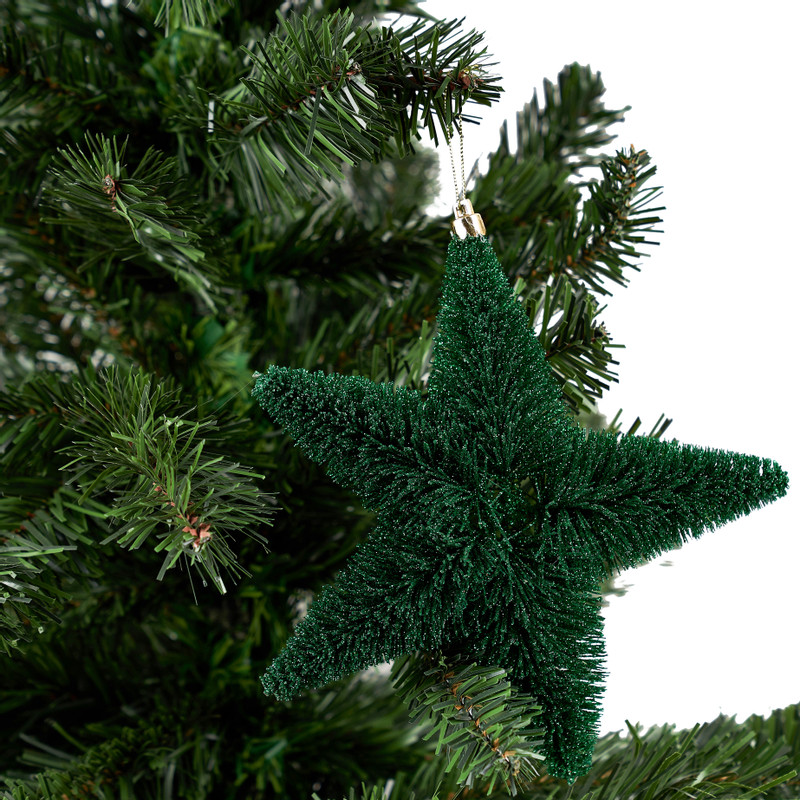 Kerstster - groen - 20 cm 