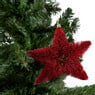 Kerstster - rood - 20 cm 