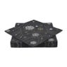 Duni servetten - necklace zwart - 33x33 cm 