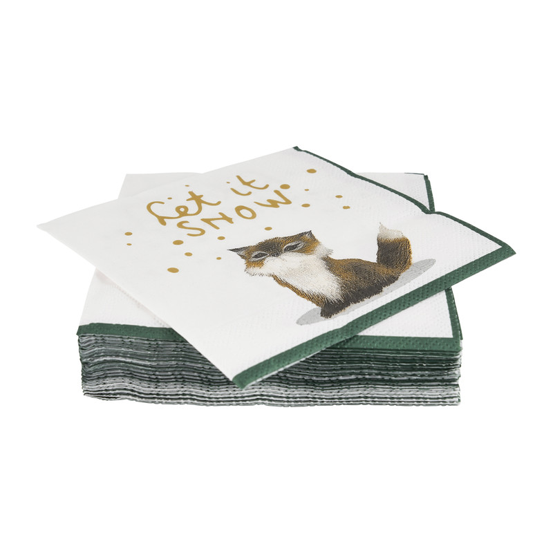 Servetten Let it Snow - 20 stuks