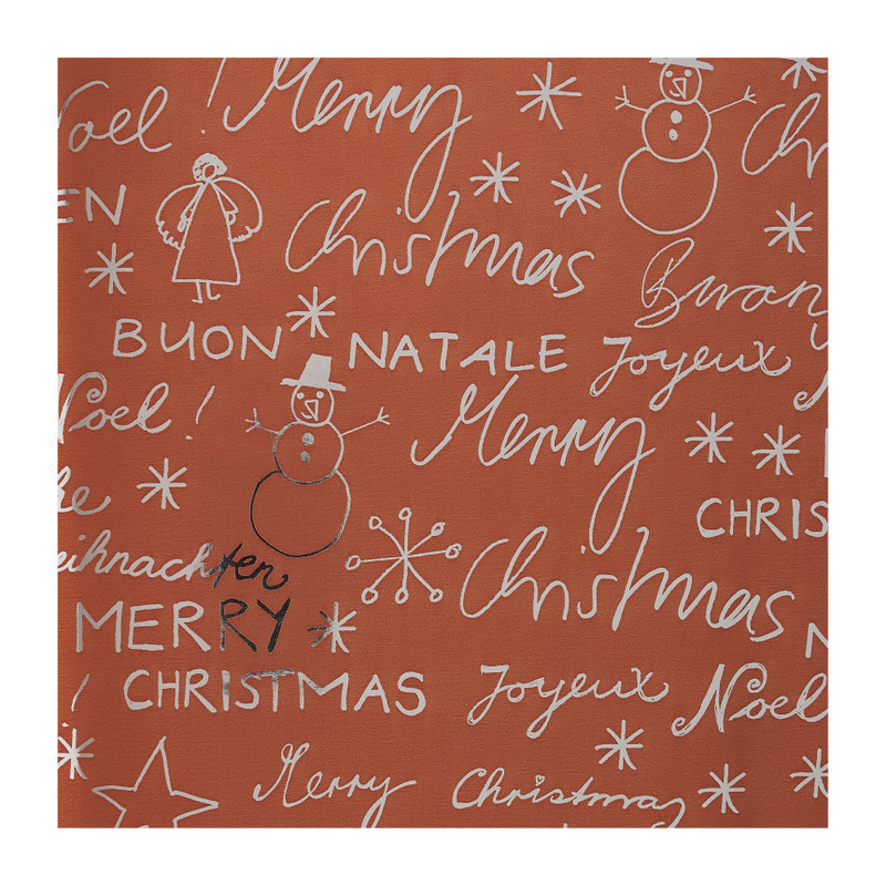 Kerstpapier metallic - diverse varianten 