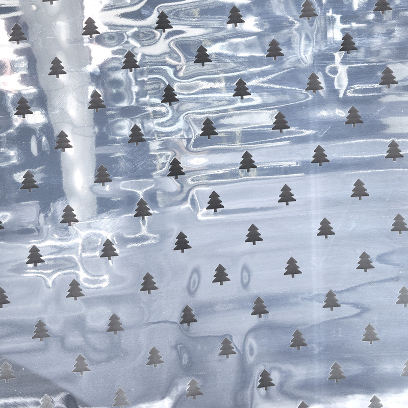 Kerstpapier metaal folie - diverse varianten