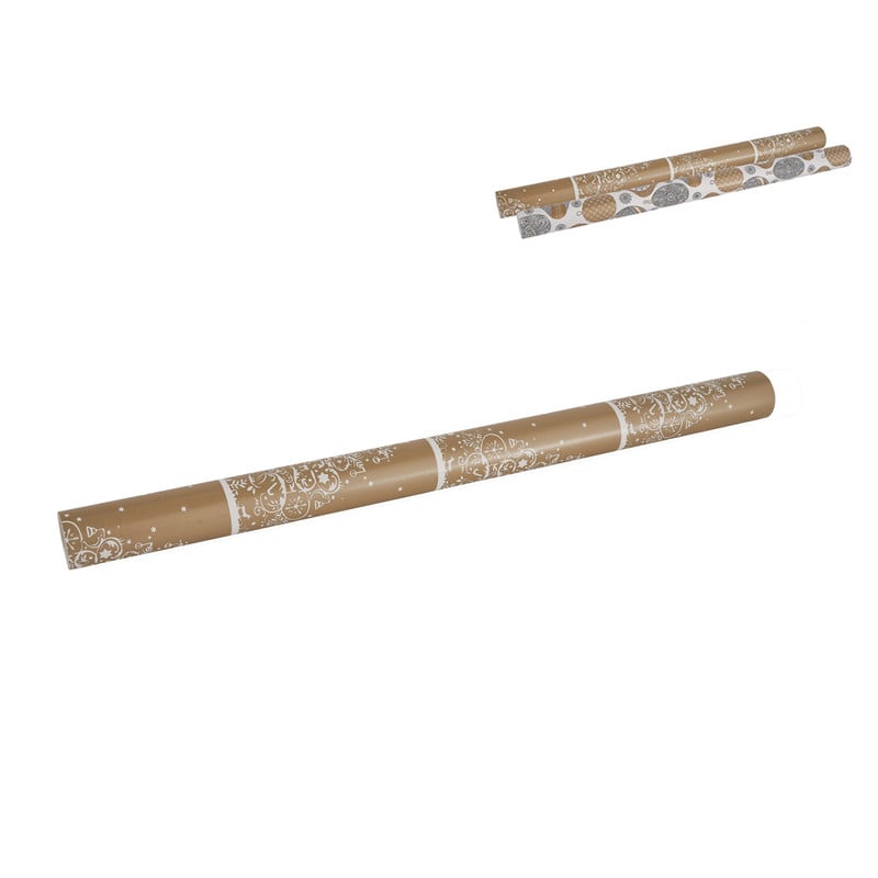 Kerstpapier - wit/goud - diverse varianten