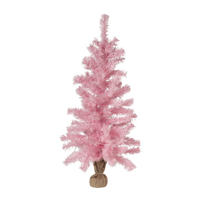 Kerstboom roze - LED - 90 cm