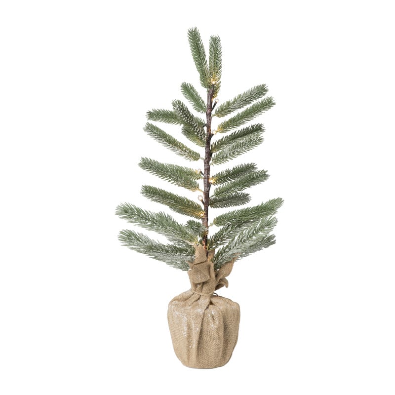kerstboom met LED verlichting - 28x28x70 cm
