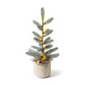kerstboom met LED verlichting - 28x28x70 cm
