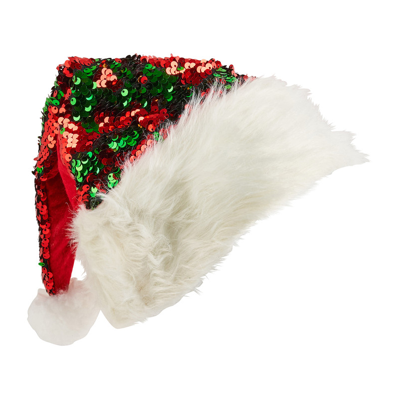 Kerstmuts met pailletten
