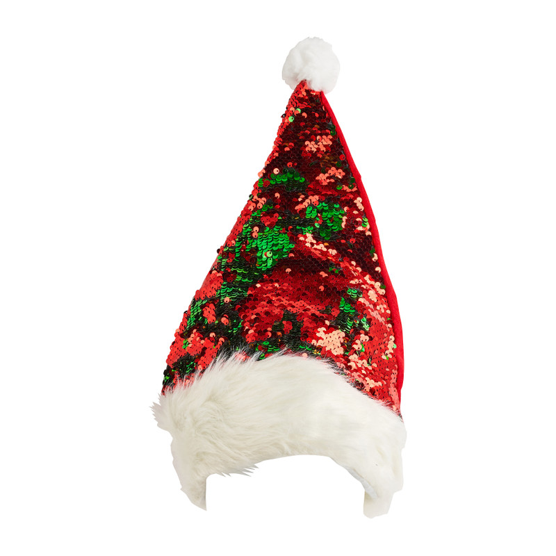 Kerstmuts met pailletten