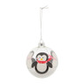Kerstbal - Pinguin - 8 cm