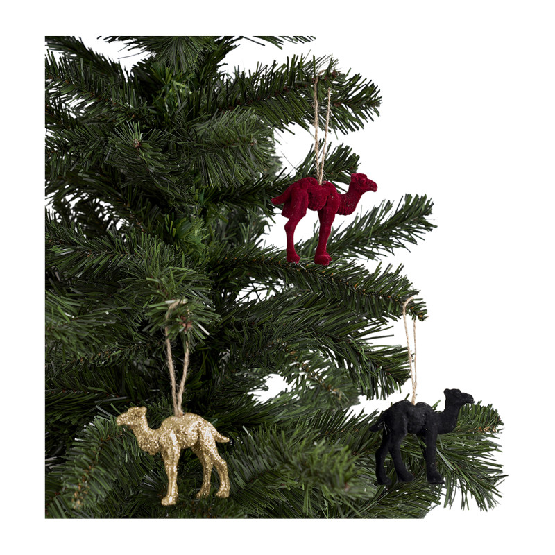 Kersthanger kameel - diverse varianten