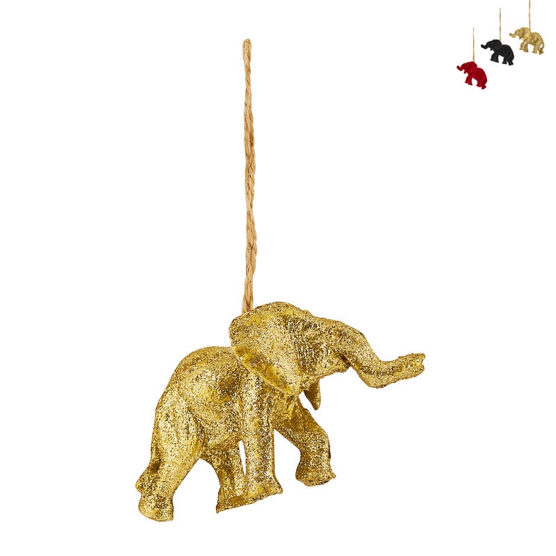 Kersthanger olifant - diverse varianten