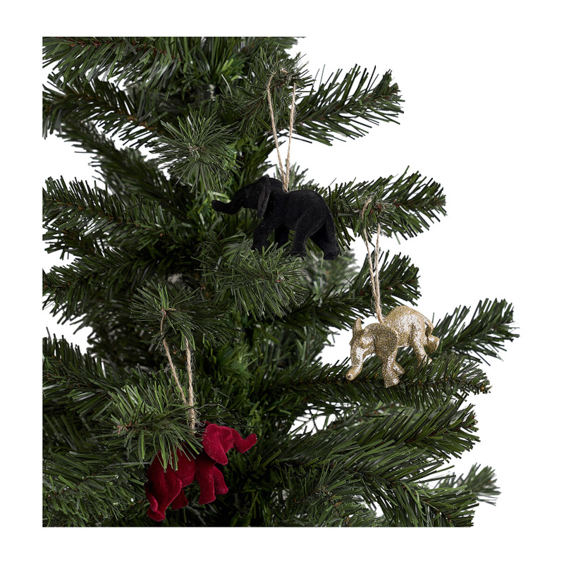 Kersthanger olifant - diverse varianten