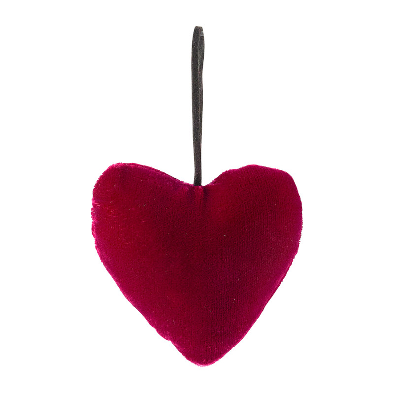 Kersthanger velvet - diverse varianten - paars